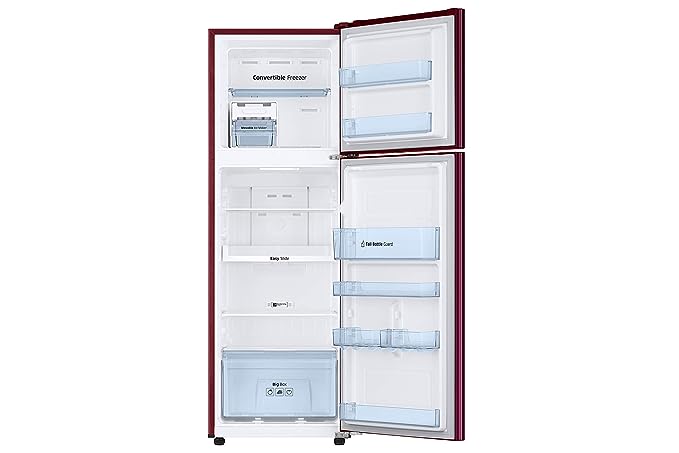 Samsung 275 L 4 Star Frost-Free Double-Door Refrigerator (RT30R3724R8/HL, SAFFRON Red)(OPEN BOX) Samsung 275 L 4 Star Frost-Free Double-Door Refrigerator (RT30R3724R8/HL, SAFFRON Red)(OPEN BOX)
